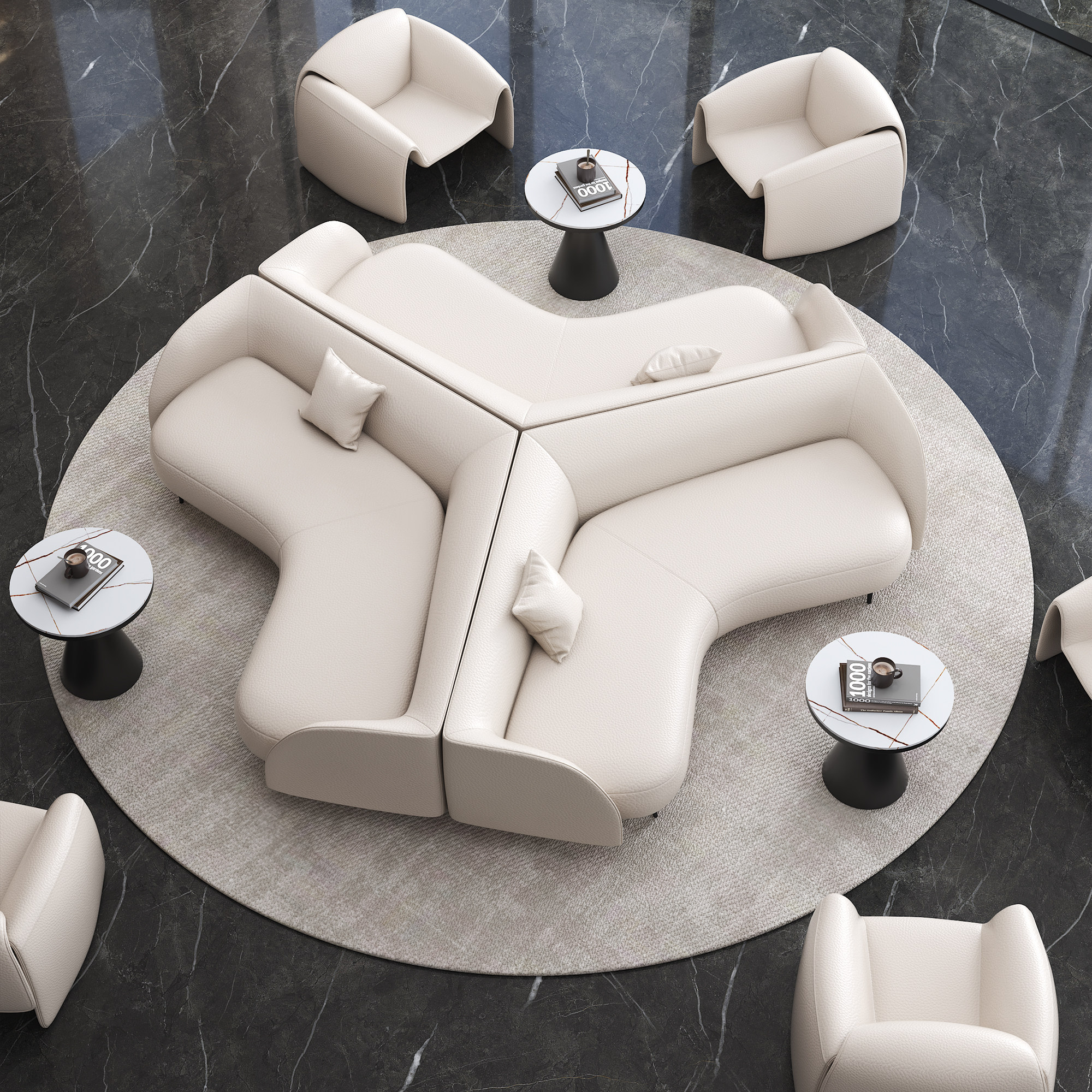 Диван Suitable for sitting 200см техкожа