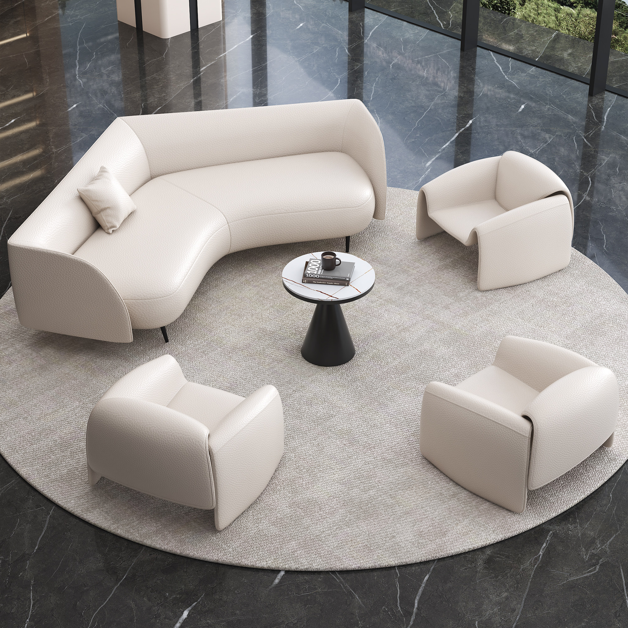 Диван Suitable for sitting 200см техкожа