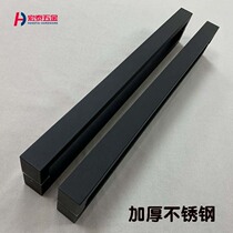 Modern minimalist glass door handle solid wood door Armrest Hotel Door Handle Pushdoor Stainless Steel Handle Thickening