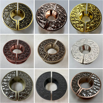 Semicircular gate handle engraving glass door Wooden Door Handle Modern Hotel Electrophoresis Ancient Bronze Handle Bag Door Handle