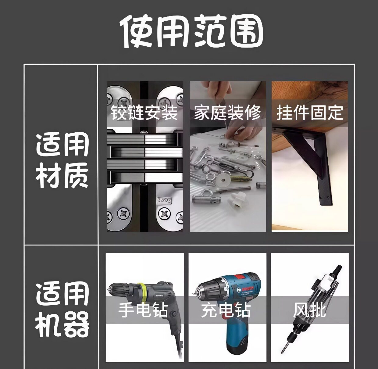 Сверло 抗冲击防滑十字强磁性高硬度耐用手电钻螺丝刀六角风电动批头套装