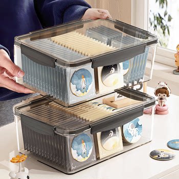 Sealed moisture-proof storage box bars peripheral badge