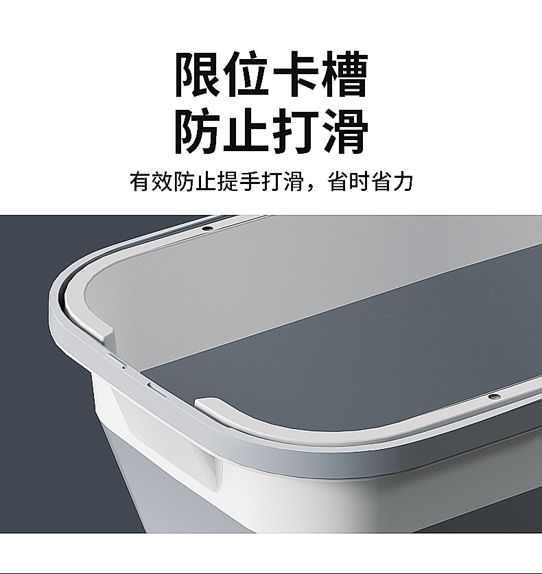 Ведро под швабру 可折叠平板拖把桶长方形家用拖地桶洗拖布挤水桶洗车单水桶拖把盆 OTHER