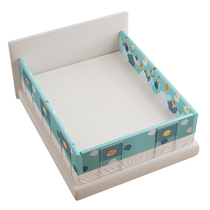 MeitingHome fence baby latex protective fence childrens bed anti-fall soft bag baby single-sided pu bed fence