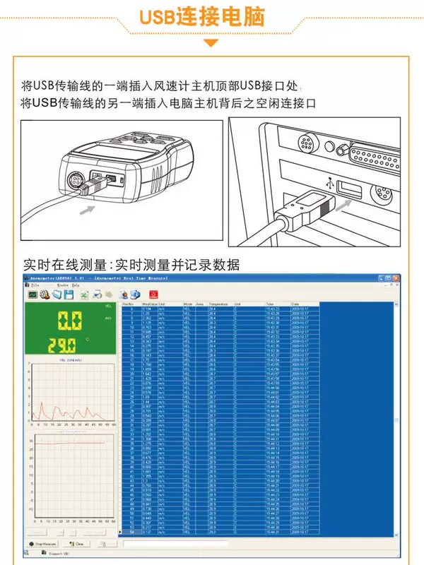 Xima cầm tay máy đo gió có độ chính xác cao cánh quạt kỹ thuật số thể tích không khí máy đo gió máy đo gió nhiệt dụng cụ đo