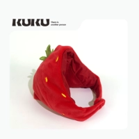 ✅【Большая клубничная шляпа】Подходит для капибары ростом 32 см.