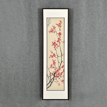 Chinese painting plum blossom vertical version entrance hall Chinese style classical decorative painting authentic hand-painted corridor aisle ink hanging painting