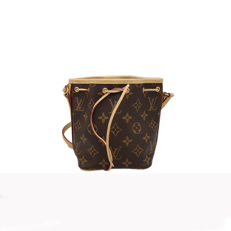 Brand New Lv Louis Vuitton Nano Noe Classic Monogram Canvas Bucket Bag Shoulder Bag Brand New Lv Louis Vuitton Nano Noe Classic Monogram Canvas Bucket Bag Shoulder Bag