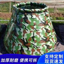 Water storage tank water bag camouflage large capacity foldable and thickened irrigation and watering software vehicle-mounted customizable water bag and oil bag