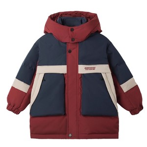 【巴布豆】儿童中长款羽绒服