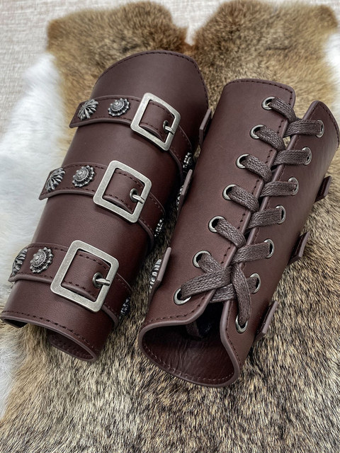 Men's and Women's Ebay Hot-Selling European Medieval Retro Knight Wristbands Cosplay Stage Costume Props Wristbands