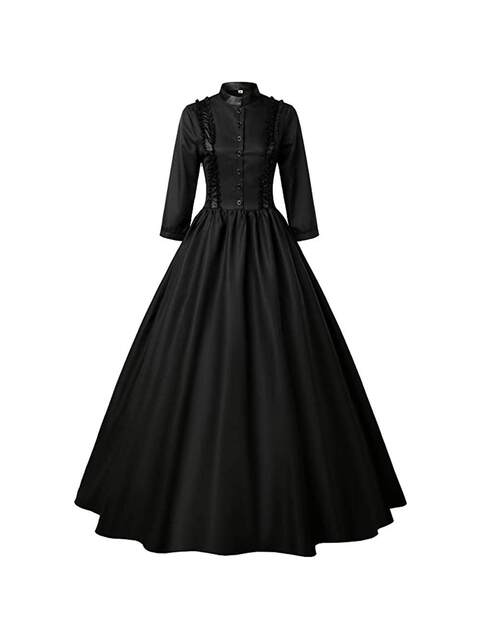 Medieval Gothic Victorian Dress Renaissance Dress Queen Masquerade Costume