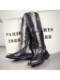 High Boots, Men's Long Leather Boots, Cowboy Boots, Zipper Pointed-Toe Boots, Trendy Riding Boots, Outdoor Trendy Boots, Martin Knight Boots