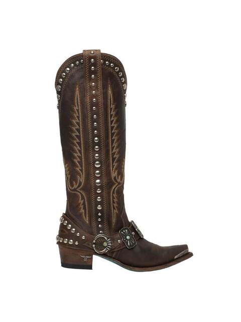 Milaire Amazon Independent Station Foreign Trade New European and American Retro Western Style Women's Competitive Denim Boots