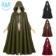 Medieval Cloak Halloween Hooded Robe Monk Robe Cloak Wizard Cloak Cosplay Magic Robe
