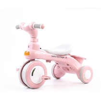 Infant baby girl baby big pedal stroller childrens stroller tricycle number toy foldable child