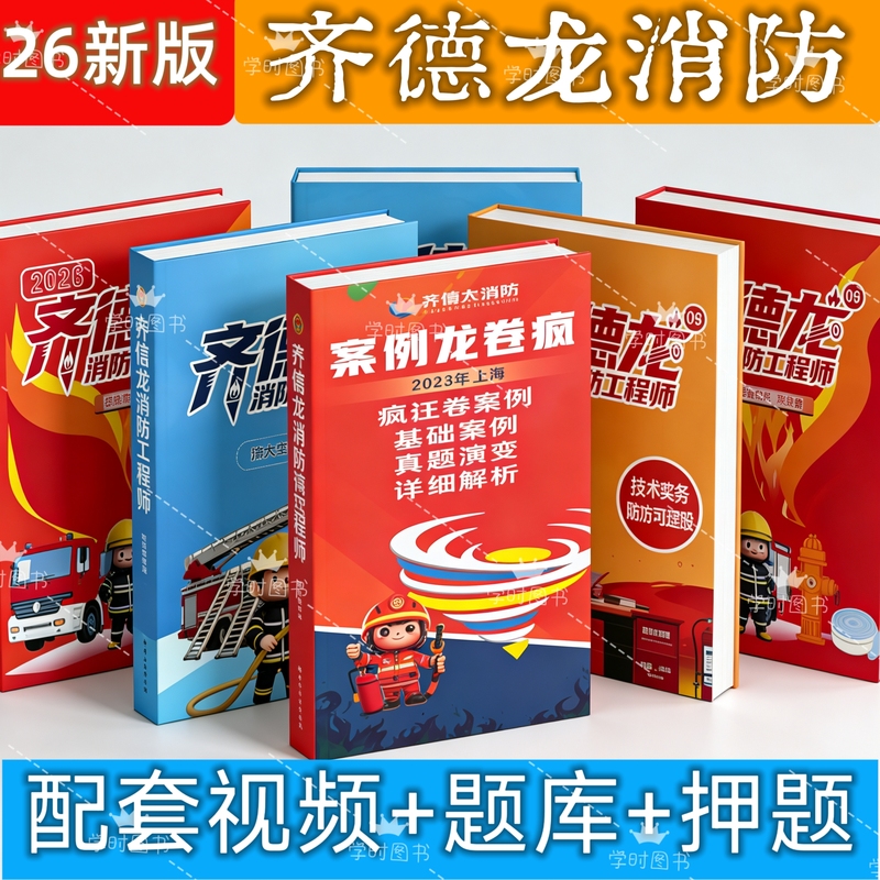 Qidelong Firefighting 2026 Official Textbook for Level 1 Fire Engineers: Registered Level 1 Fire Engineer Qidelong Fire Course Case Studies Level 1 Fire Qidelong Rongsheng Lao Yaojing Smooth Firefighting Qidelong Firefighting 2026 Official Textbook for Level 1 Fire Engineers: Registered Level 1 Fire Engineer Qidelong Fire Course Case Studies Level 1 Fire Qidelong Rongsheng Lao Yaojing Smooth Firefighting