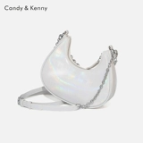 Сумка через плечо, цепь, премиум класс