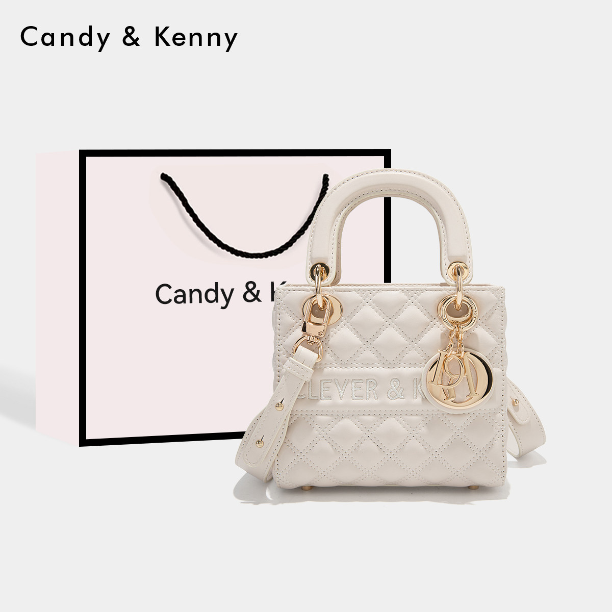 Официальный сайт маленькая сумка c&k Lingge Dai Fei для девочек, подарок на день рождения для подруг, новинка 2025 года, легкая роскошная переносная сумка через плечо