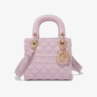 Розовый подарочный пакет+тканевая сумка