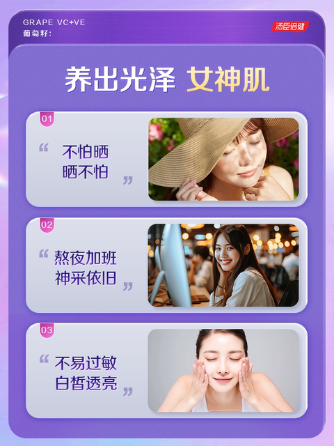 Tomson By-Health Grape Seed Extract Antioxidant Anthocyanin Vitamin C Plus E Tablets Official Genuine Product