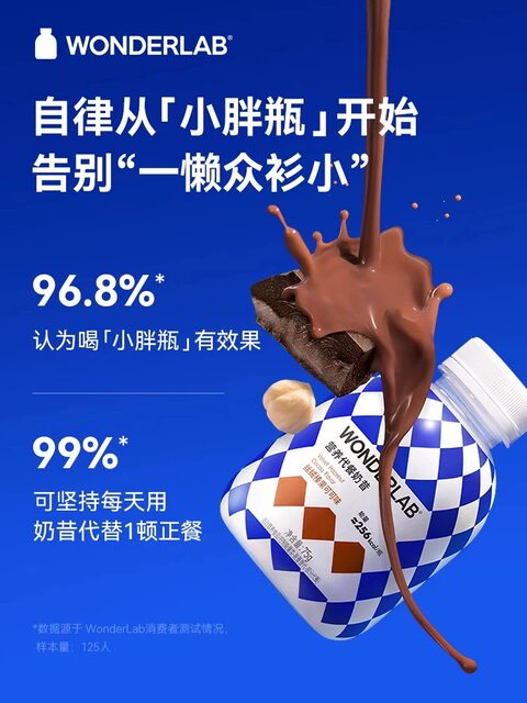 Wonderlab Meal Replacement Shake Official Genuine Product Nutritional Breakfast and Dinner High Protein Low Fat Satiating