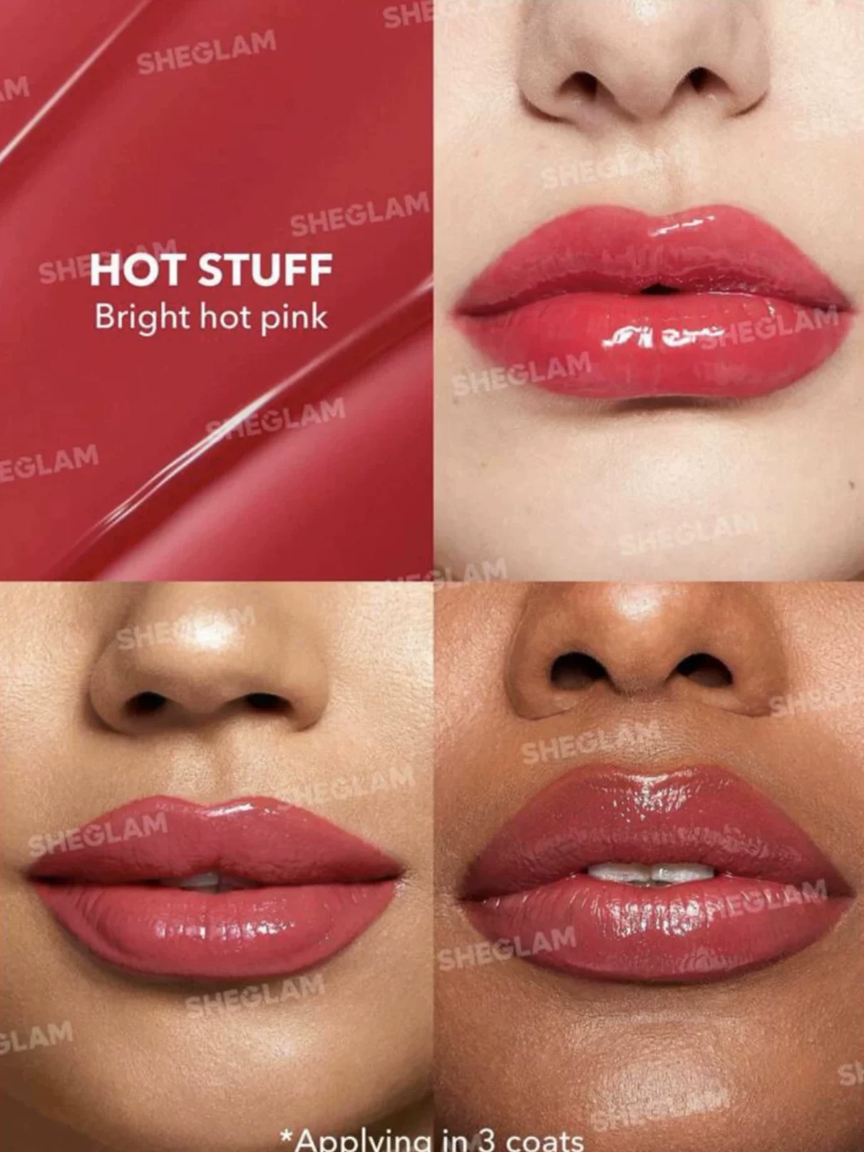Container, lip gloss, nutritious glossy lipstick, USA, mirror effect