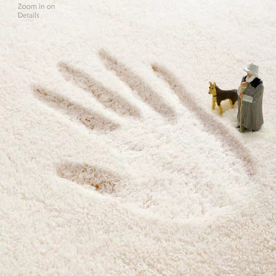 Children's Room Carpet, Boy's Bedroom, Odorless Bedside Rug, Living Room, Washable, Kindergarten Reading Area, Cartoon Round Mat