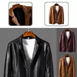 Мужские кожаные куртки весна осень Новое прибытие Мужчина Пул Блаз