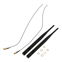 2 x 6dBi 2 4GHz 5GHz Dual Band WiFi RP-SMA Antenna 2 x 35c