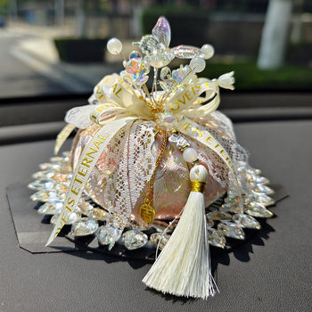 Car charcoal bag exquisite tassel special odor-removing activated carbon bag for the car internet celebrity decorative car charcoal bag ornaments
