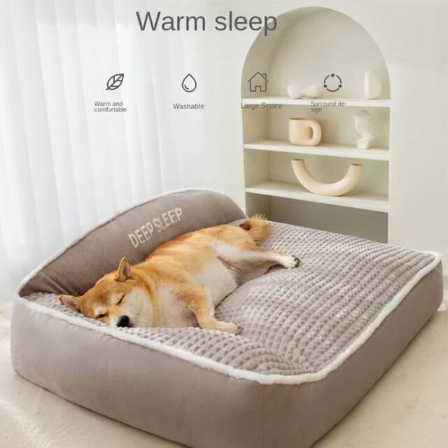 New Cat Bed Dog Pet Bed Kennel Non-Slip Winter Warm Small Dog Bed