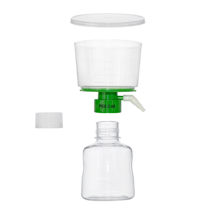 一次性真空式过滤器装置250 500 1000ml抽滤器PES滤膜尼龙0.45um