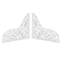 Shower Guard Water Ripple Texture Bathtub Splash Guard with