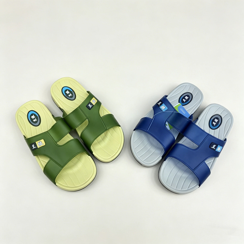 Lanling Classic Hard-Soled Summer Casual Flip-Flops for Men and Women, Non-Slip, Breathable, Suitable for Home and Bathroom Use, Outdoor Wear Sandals