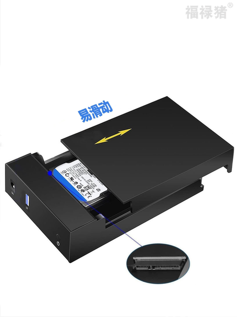 Mobile Hard Drive Enclosure Solid-State Mechanical External Sata to Usb3.0/2.0 Universal Mobile Hard Drive Enclosure for Laptops 3.5/ 2.5inch Mechanical Solid-State Sata External Enclosure Universal for Desktops