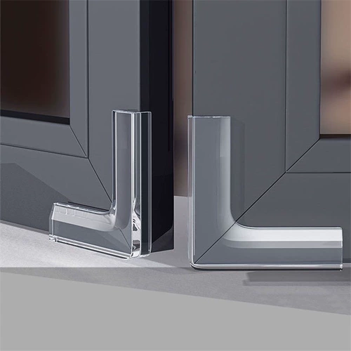 Тонкие стеклянные детские безопасные защитные накладки на углы для стола