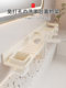 Japanese Bathroom Sink Shelf, Wall-Mounted, No-Drill Storage Rack for Bathroom Mirror