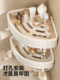 Perforated cream style bathroom rack bathroom triangle basket rack toilet washbasin wall storage corner shelf
