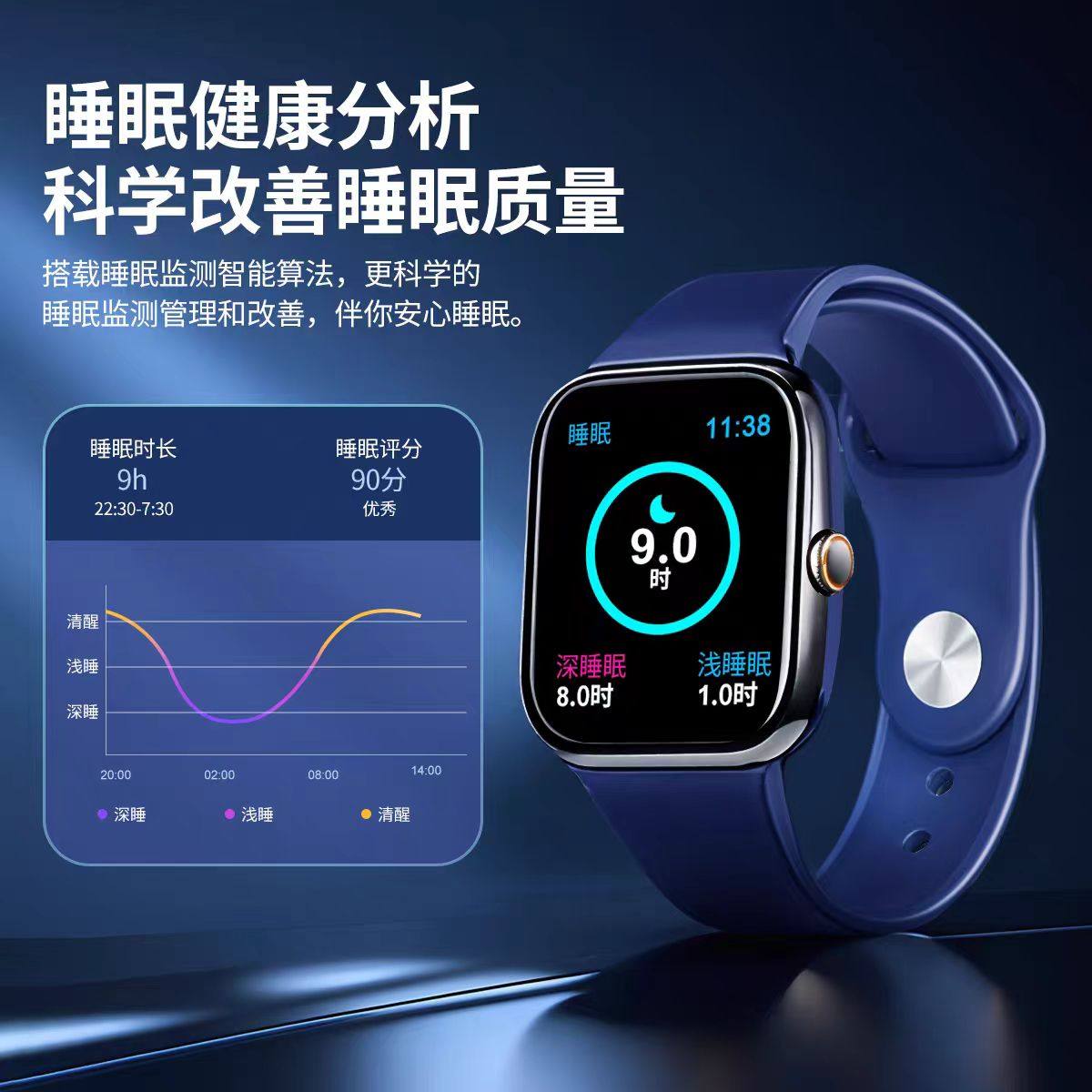 Blood Pressure Accuracy Is 99%, Blood Sugar, Blood Lipids, Heart Rate, and Uric Acid All-In-One Bracelet, High-Precision Smart Electronic Watch