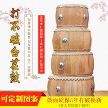 Toon Wood White White Stubble Drum Big Bull Har Big Drum Drum Yellow Bull Кожаный Барабан Барабанный Барабан Барабанные Взрослые