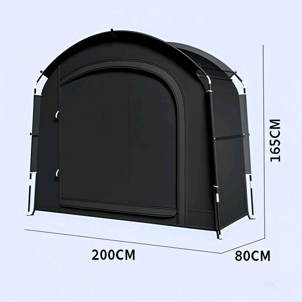Bicycle storage tent detail 1