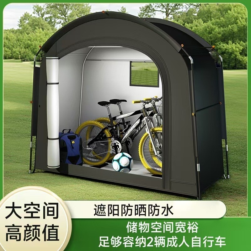 Bicycle storage tent detail 7