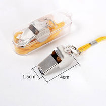 Outdoor life-saving stainless steel survival whistle emergency life-saving whistle training field security equipment whistle (10 pieces each