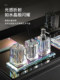 水晶玻璃浴室洗漱用品套件样板房卫生间洗手台香薰乳液瓶组合收纳