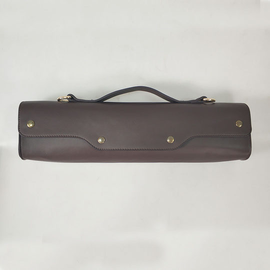 Коричневый футляр для флейты, портативная сумка, чехол для хранения духовых инструментов, аксессуары для музыкальных инструментов, большой объем, отличная цена