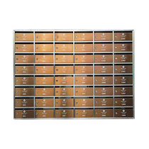 Letter box manufacturer letter box rainproof newspaper box lockable stainless steel face mailbox storage locker