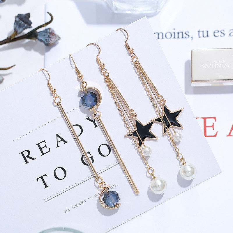 Earrings 2022 New Tide Korea Temperament Net Red Ear Pin Small Crowd Design Sensation Superior Ear Pendant Exploits Woman