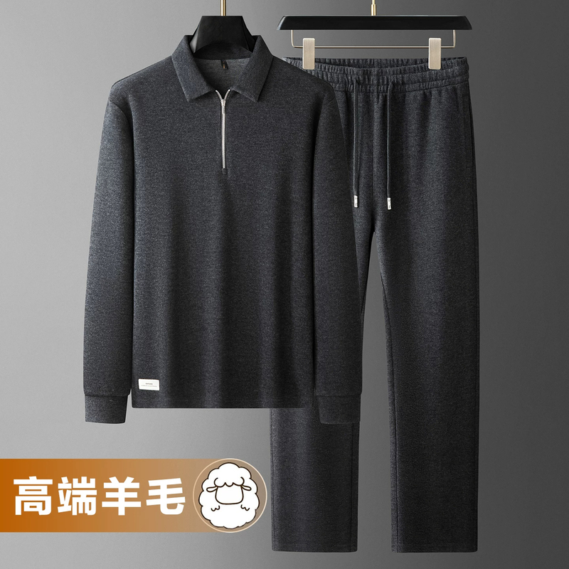 Italy 2026 New Autumn Casual Sports Suit Men's Sweatshirt Loose Sportswear Two-Piece Set Long Pants Italy 2026 New Autumn Casual Sports Suit Men's Sweatshirt Loose Sportswear Two-Piece Set Long Pants