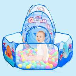 3 In 1 Children Pit Baby on Playpen Portable Kids Tent Poo